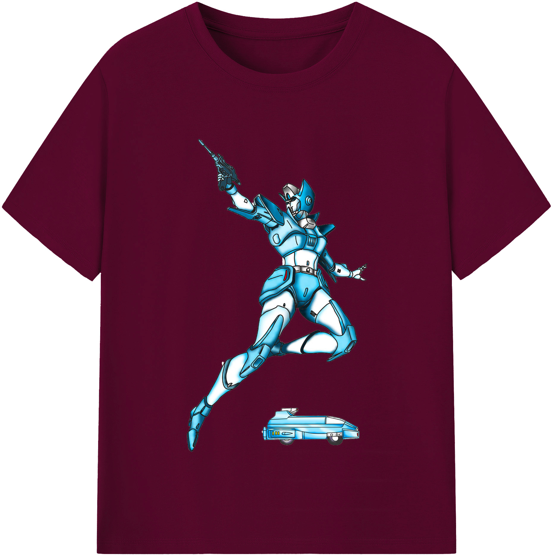（画像用）  レディースカジュアルプリントTシャツ（綿100％）